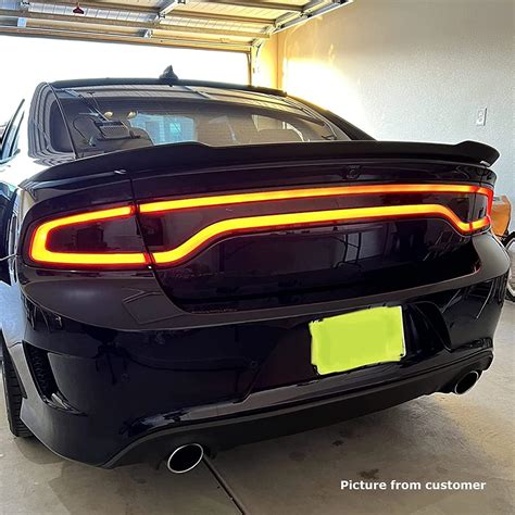 Xinghe Superposición de tinte de luz trasera para Dodge Challenger