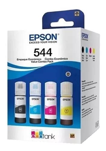 Kit Refil Tinta Epson 544 Original L3250 l3110 l3150 l3160 Frete grátis