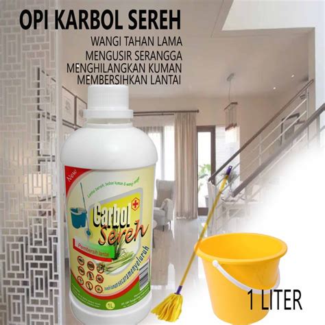 Jual Karbol 1 Liter Sereh Dan Varian Wangi Lainnya Putih Susu Segar