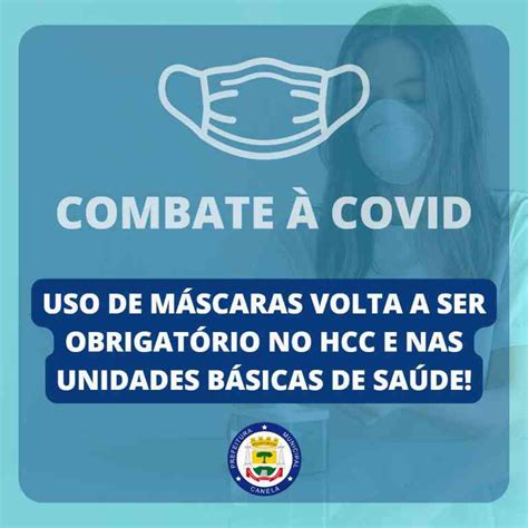 Uso De Máscaras Volta A Ser Obrigatório No Hcc E Nas Unidades Básicas