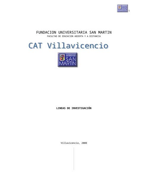 Doc Líneas De Investigación Cat Villavicencio Dokumentips