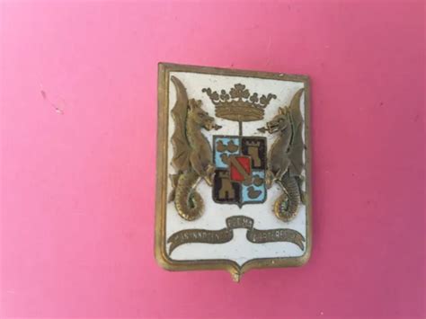 ANCIEN INSIGNE MONTCALM CROISEUR 1937 1961 Marine Nationale EUR 9 99