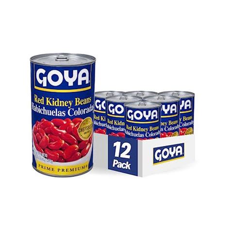 Goya Foods Red Kidney Beans 46 Ounce Pack Of 12