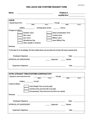 Form Overtime Complete With Ease Airslate Signnow