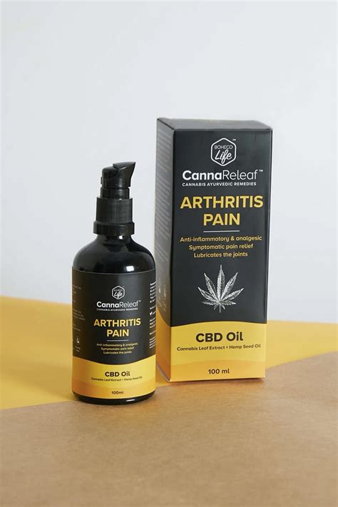 CannaReleaf Arthritis Pain Oil Cannabis Extract Hemp Seed Oil 100ml