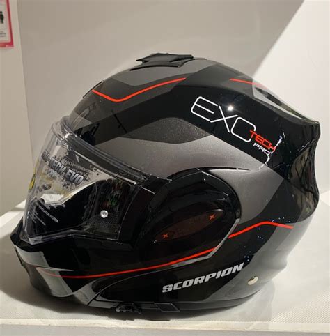 Scorpion Exo Tech Evo Pro Commuta Red Morelli Moto