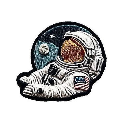 3D Astronaut Patches Stitchpatches