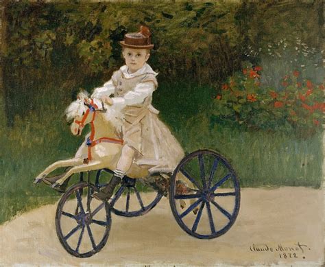 Клод Моне - Жан Моне (1867-1913) на лошадке (картина) — Музей ...