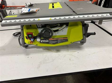 RYOBI 15 10 In Compact Portable Corded Jobsite Table Saw Missing