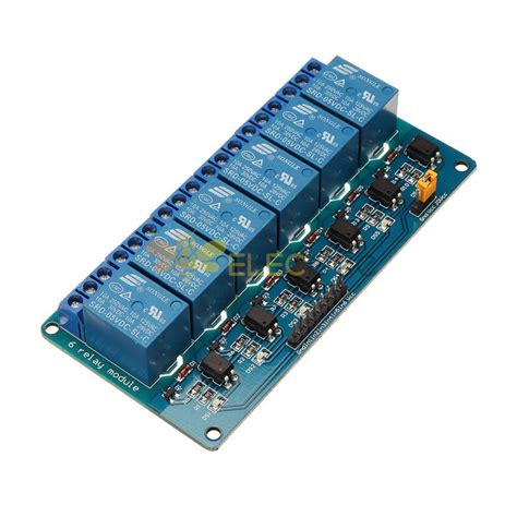 6 Channel 5V Relay Module With Optocoupler Protection Low Level Trigger