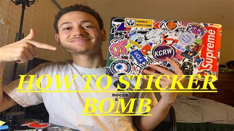 How To Sticker Bomb Youtube