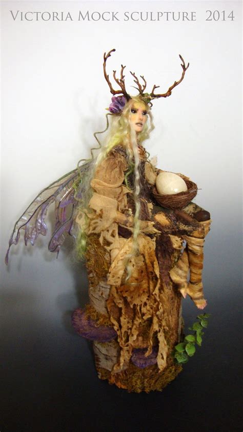 Wood Sprite Is An Ooak One Of A Kind Hand Made Art Doll Sculpture