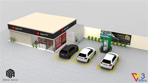 Ev Charger Canopy Design For Pso Behance