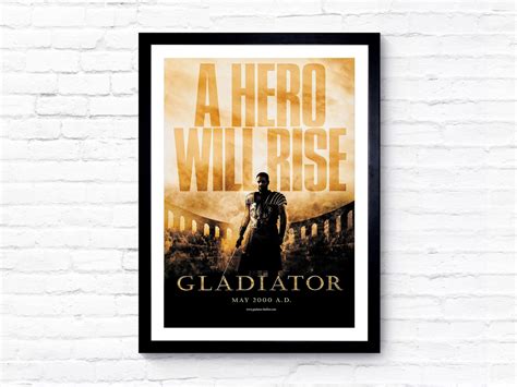 Gladiator 2000 Movie Poster Film Poster Cinema Poster - Etsy