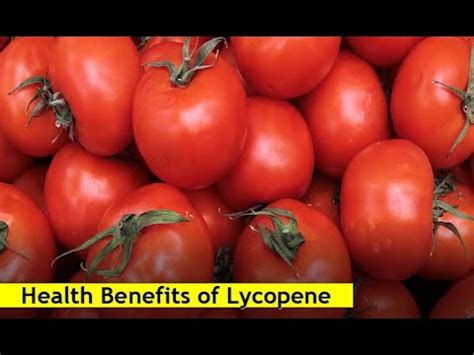 Health Benefits Of Lycopene YouTube