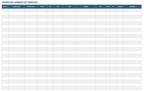 Photography Price List Template