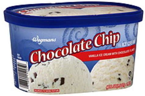 Wegmans Chocolate Chip Ice Cream 48 Oz Nutrition Information Innit