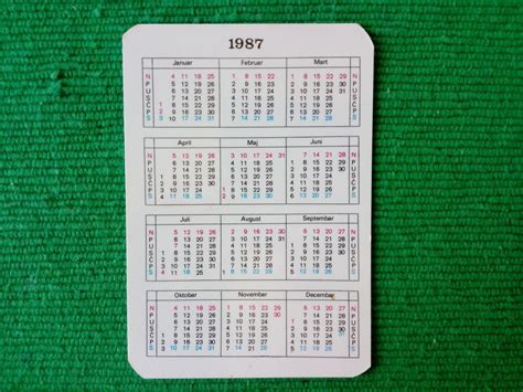 Džepni Kalendar 1987 Prosveta 49738849