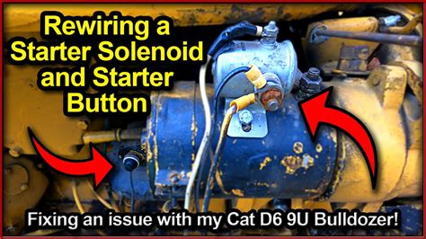 Rewiring A Pony Motor Starter Solenoid And Starter Button On A Cat