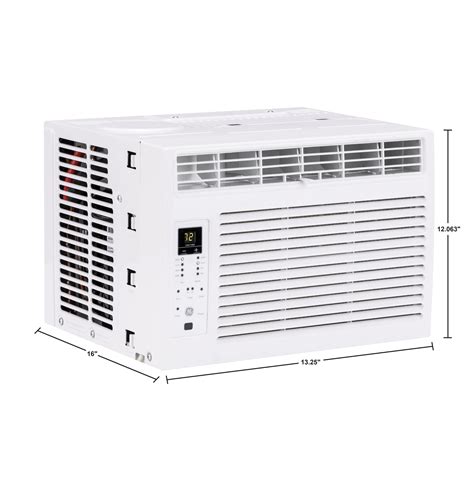 Ge 250 Sq Ft Window Air Conditioner With Remote 115 Volt 6000 Btu