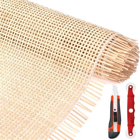 Amazon Square Shape Width Natural Cane Webbing Rattan Webbing