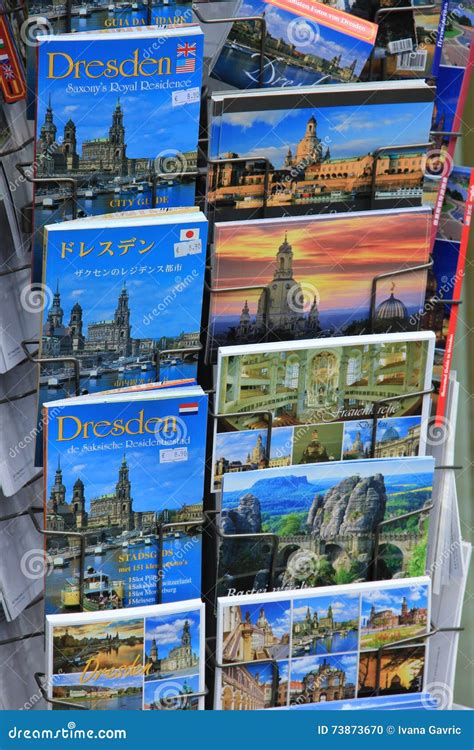 Guidebooks and Postcards of City Dresden in Germany Editorial Image - Image of dresden, monument ...