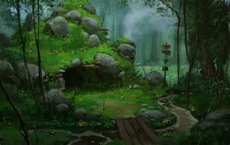 Anime Forest Backgrounds - Wallpaper Cave