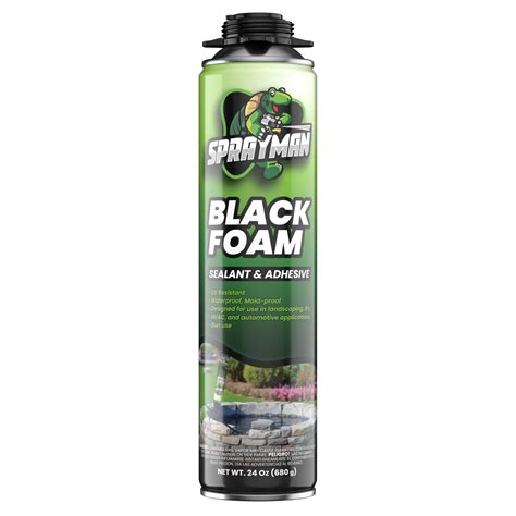 Pro Black Spray Foam | Waterproof Foam for Waterfall & RVs