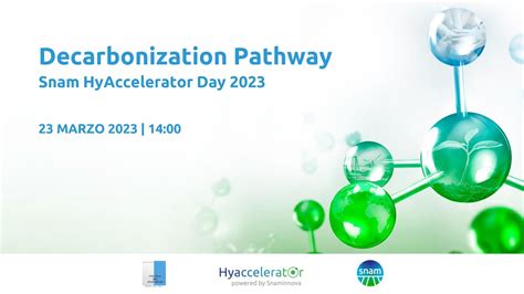 Decarbonization Pathway Snam Hyaccelerator Day Ita Youtube