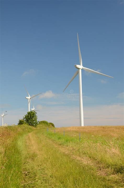 Wind Turbines Wind Farms Producing Green Renewable Energy For The