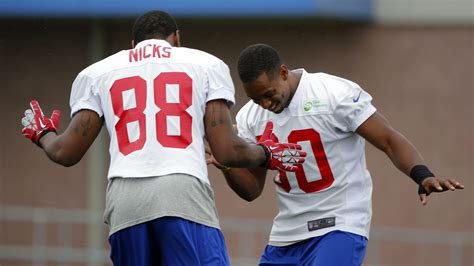 Victor Cruz Hakeem Nicks Is New York Giants No 1 Wr Big Blue View