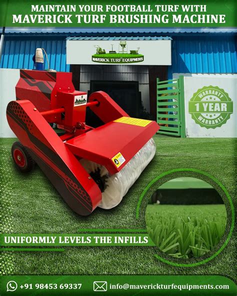 Turf Brushing Machine Turf Artificial Grass Installation Sports Court Flooring