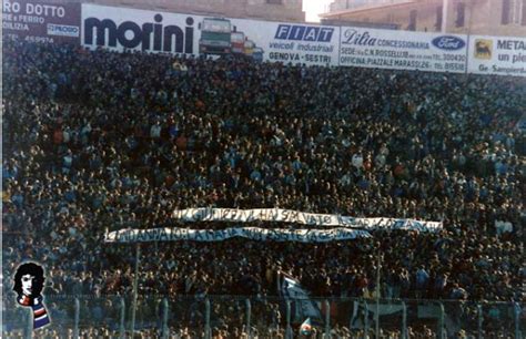 Sampdoria Roma 4 Gennaio 1987 ULTRAS TITO CUCCHIARONI