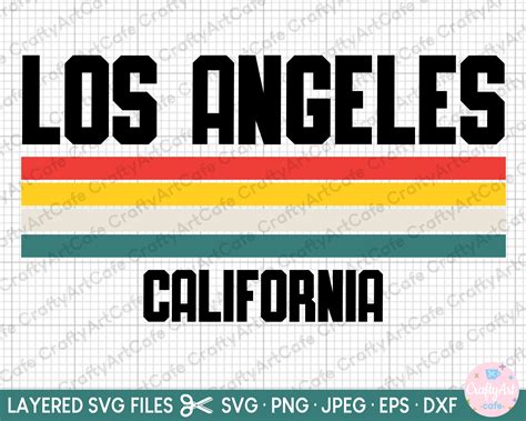 Los Angeles Svg Png - Etsy