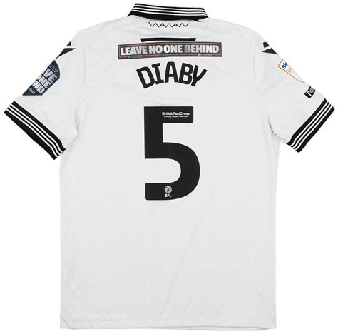 2023 24 Sheffield Wednesday Match Issue Away Shirt Diaby 5