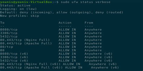 Configuración avanzada de firewall UFW en Ubuntu 20 04