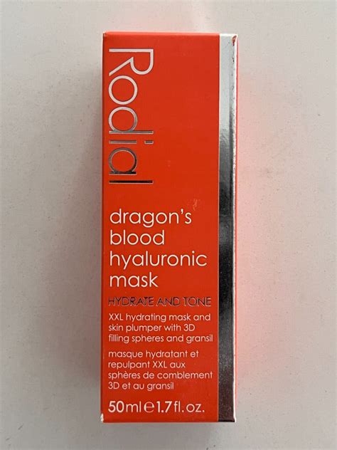 Rodial Dragon S Blood Hyaluronic Mask Hydrate Tone Fl Oz Ml