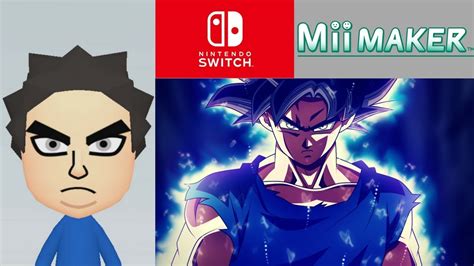 Mii Maker How To Create Ultra Instinct Goku From Dragon Ball Super