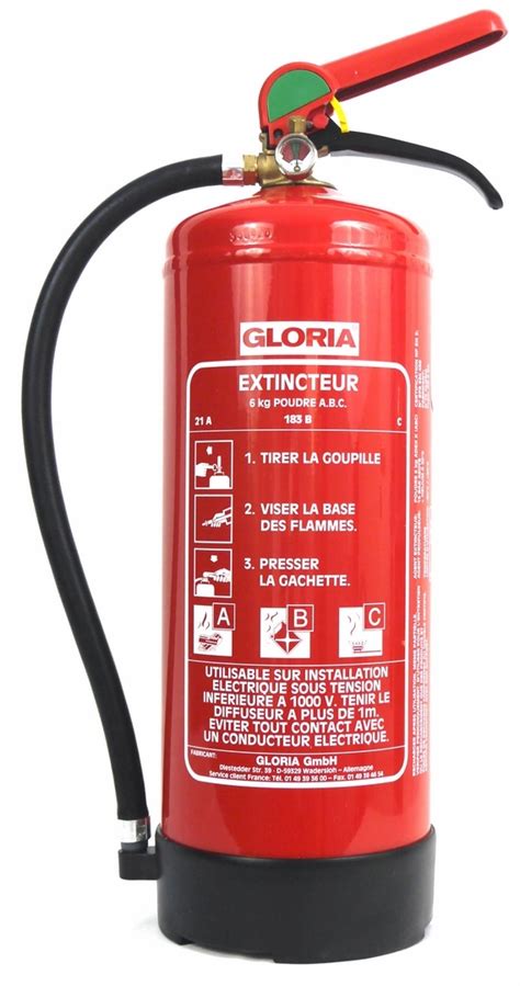 Extincteur Poudre Abc Kg Gloria