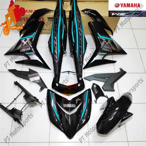 Yamaha Y15zr V1 V2 Cover Set Full Black Mx King 150 Chrome Y15 Hly Dan Velozi Shopee Malaysia