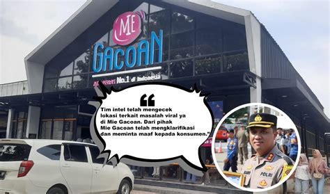 Viral Mie Gacoan Ada Belatungnya Polisi Sampai Turun Tangan Cek Ke