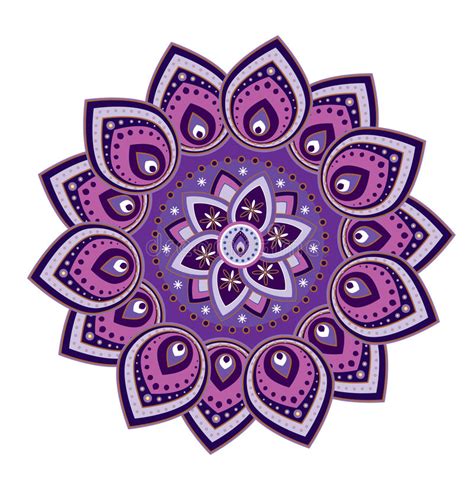 Mandala Do Teste Padr O De Flor Ilustra O Do Vetor Ilustra O De