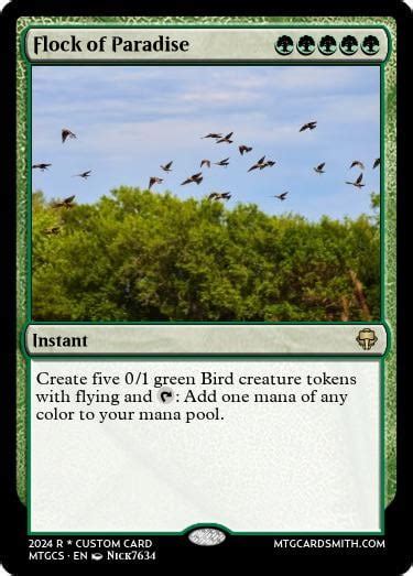 Flock Of Paradise Rcustommagic