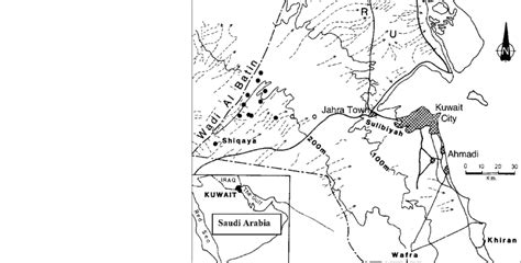 Location map of Jahra and Kuwait City | Download Scientific Diagram