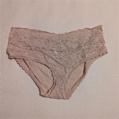 Lace Aerie Bikini Panties In Sand Size Xl Depop