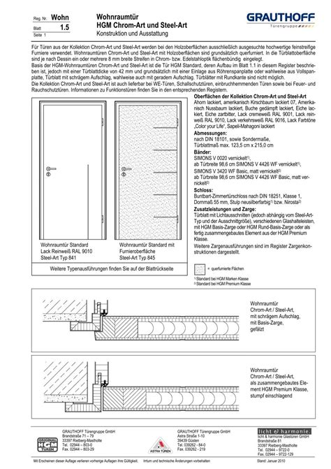 Tuer Chrom Art Und Steel Art Grauthoff T Rengruppe