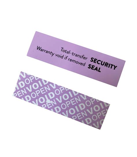 Customized Size Tamper Proof Label Void Sticker Label Tamper Void Sticker Label Tamper Evident