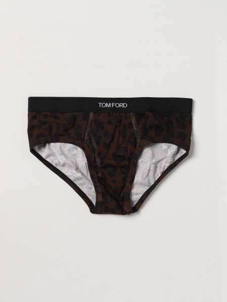 Tom Ford Stretch Cotton Briefs Brown Tom Ford Underwear T4lc11110