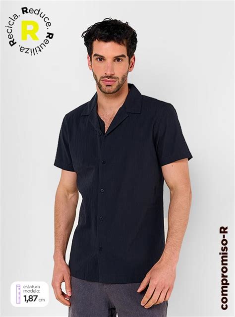 Ripley Camisa Manga Corta Cuello Resort Marquis