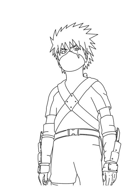 Coloriage Dessin Kakashi Dessin Gratuit Imprimer